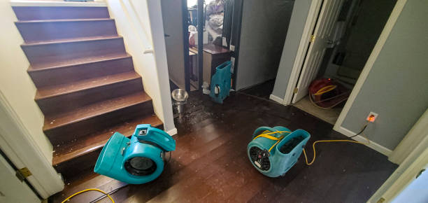 Water damage restoration process in Bowling Green, VA